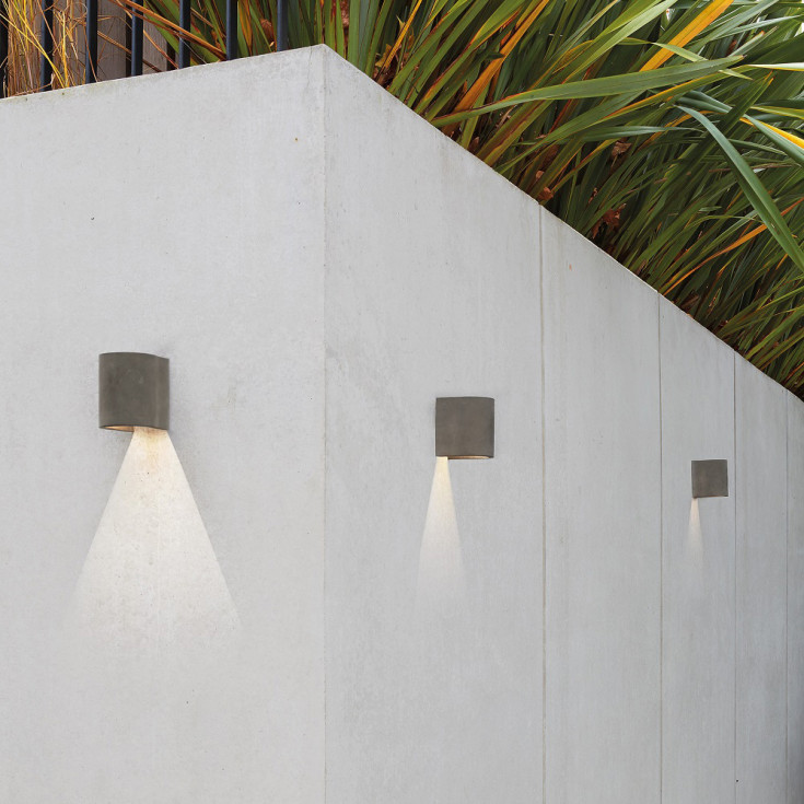 Astro Dunbar udendørs væglampe, beton, H12 cm