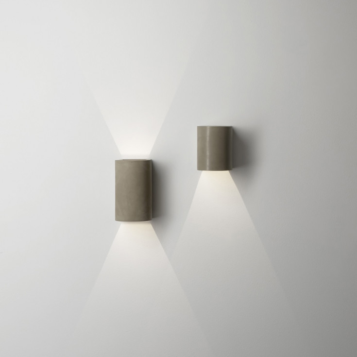 Astro Dunbar udendørs væglampe, beton, H16 cm