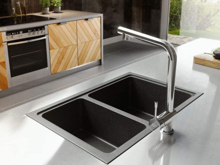 Ideal Standard Ceralook køkkenarmatur, udtrækstud, krom