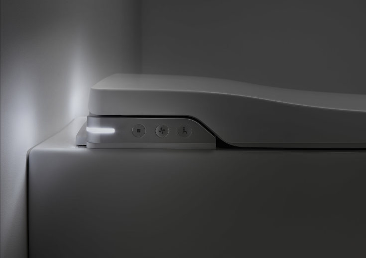 Roca Inspira douchetoilet, m/ integreret cisterne, hvid