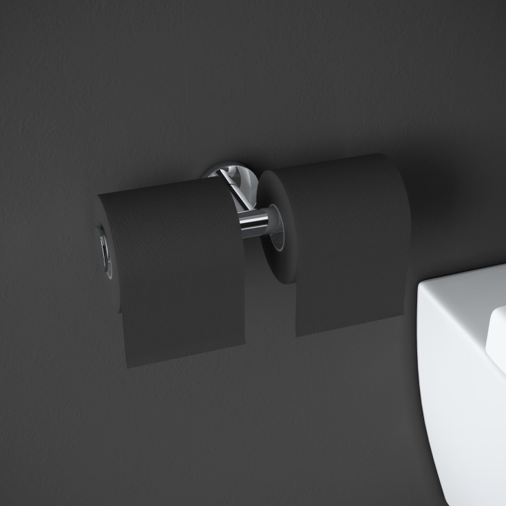 Cosmic Architect S+ toiletrulleholder, krom