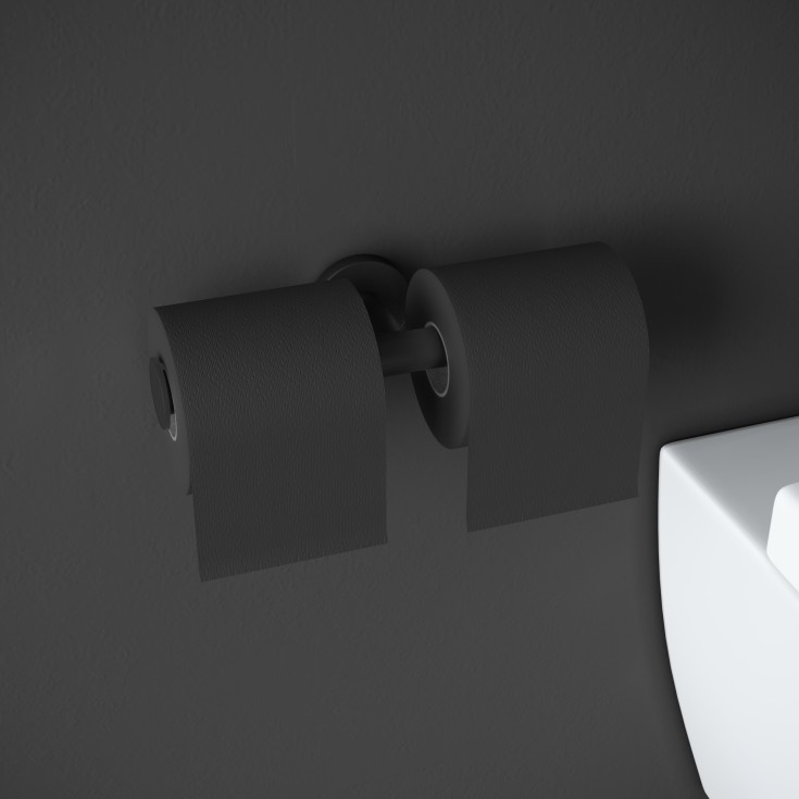 Cosmic Architect S+ toiletrulleholder, mat sort