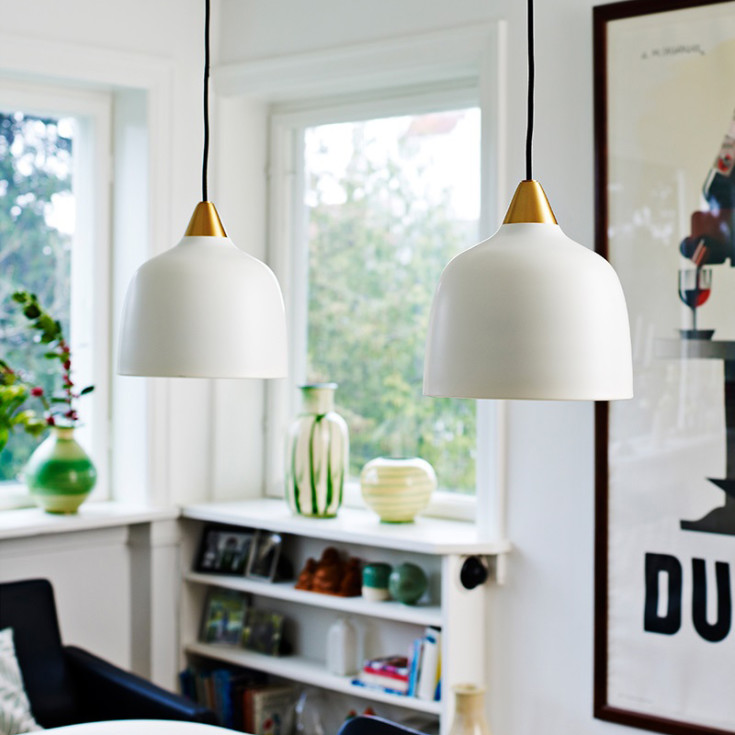 Superliving Urban pendellampe, hvit