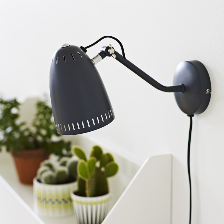 Superliving Dynamo vegglampe, svart