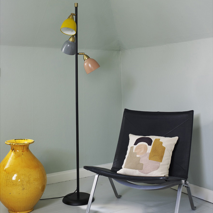 Superliving Urban Triple golvlampa, flerfärgad