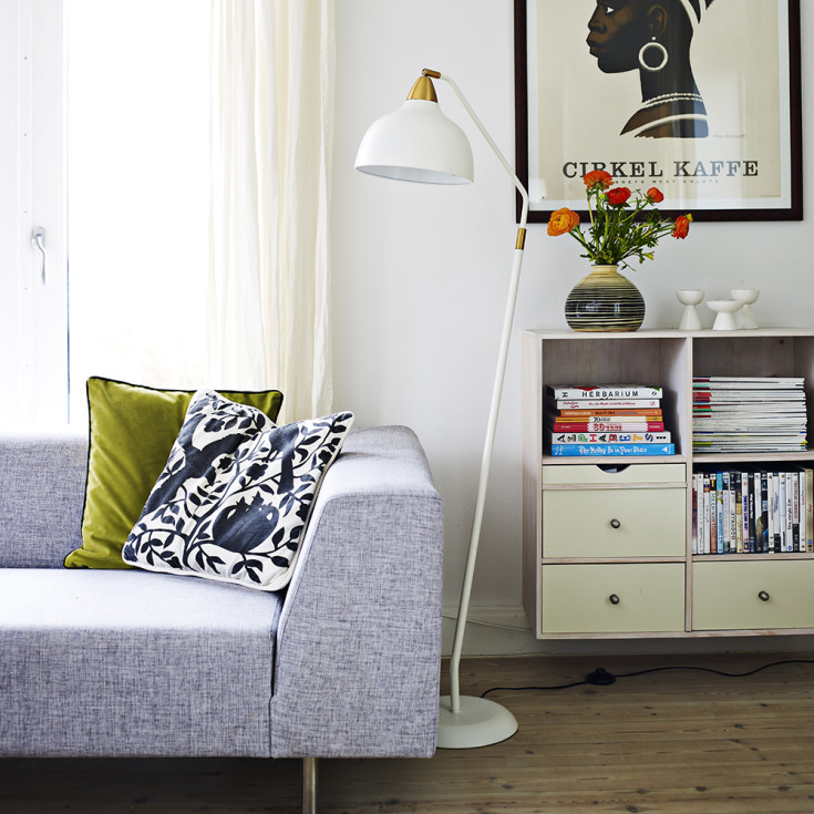 Superliving Urban golvlampa, vit