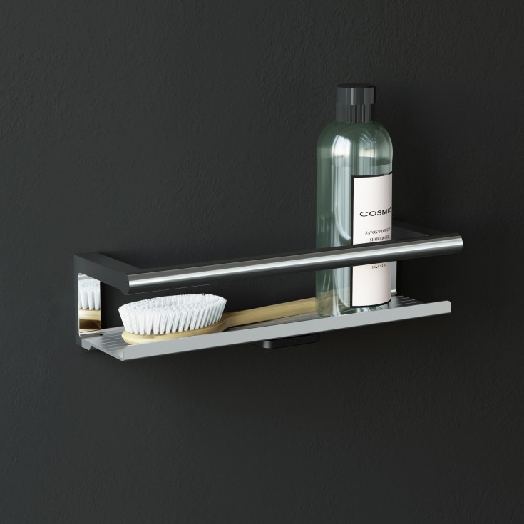 2 stk Cosmic Architect S+ brusehylde med bruseskraber, krom