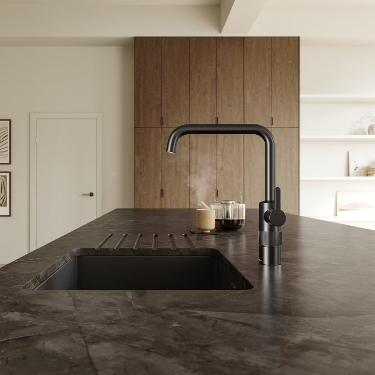 Damixa Silhouet Instant kjøkkenarmatur, kokende vann, antracit