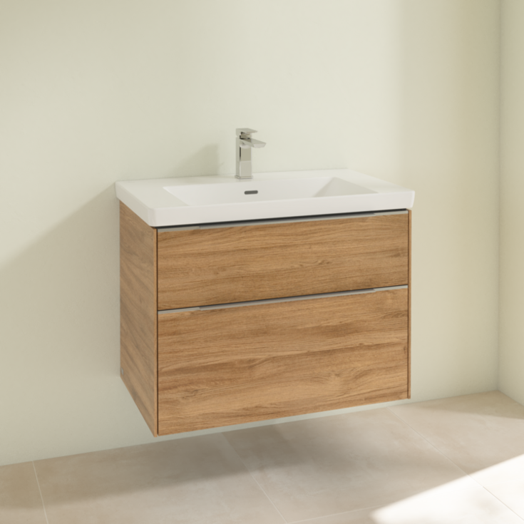 Villeroy & Boch Subway 3.0 servantskap, 77,2x47,8 cm, eik