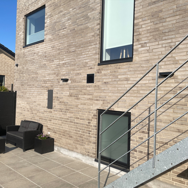 Mylight Brick solcelle væglampe med sensor