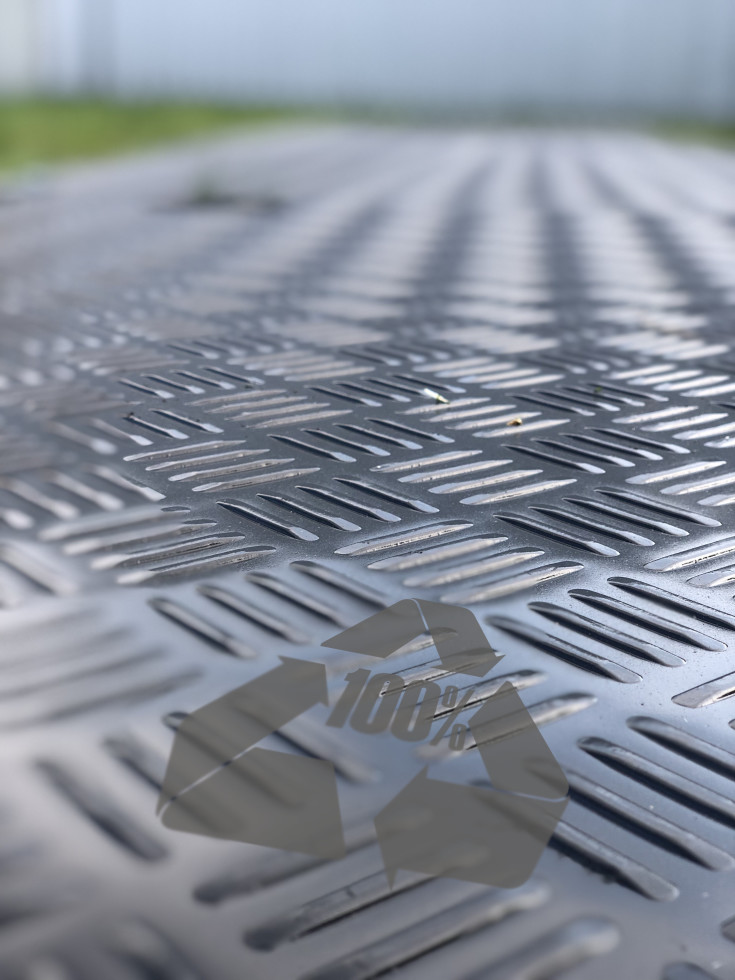 Køreplade 300 x 110 cm plast