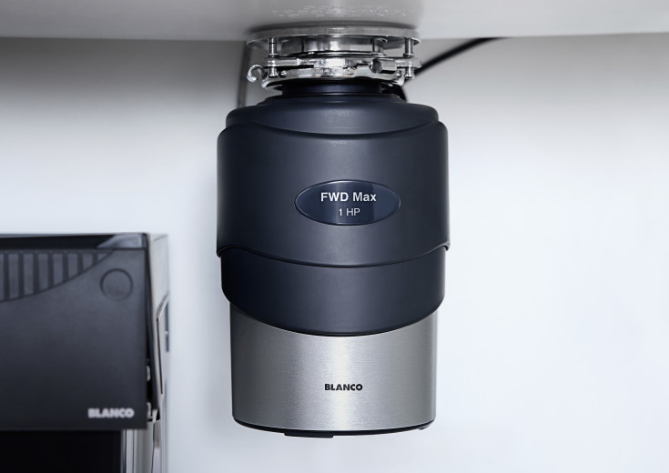 Blanco Max køkkenkværn, 1 hk, sort