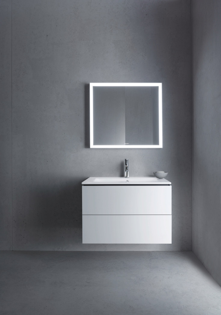 Duravit L-Cube tvättställsunderskåp, 82x48 cm, matt vit