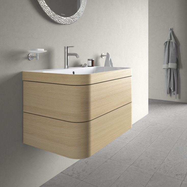 Duravit Happy D.2 møbelpakke, 77,5x49 cm, eik