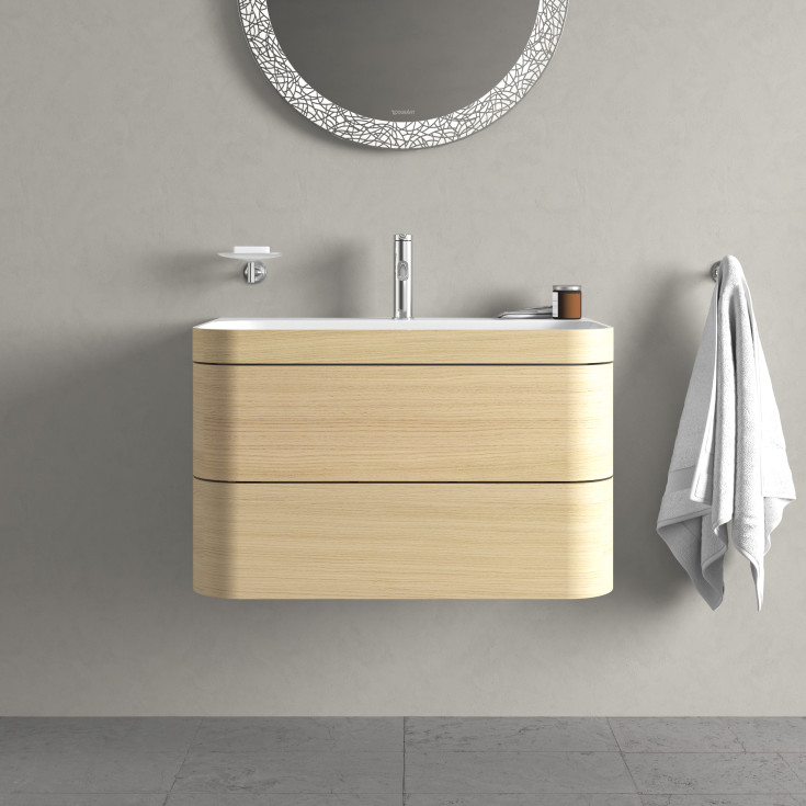 Duravit Happy D.2 møbelpakke, 77,5x49 cm, eik