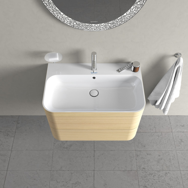 Duravit Happy D.2 møbelpakke, 57,5x49 cm, eik