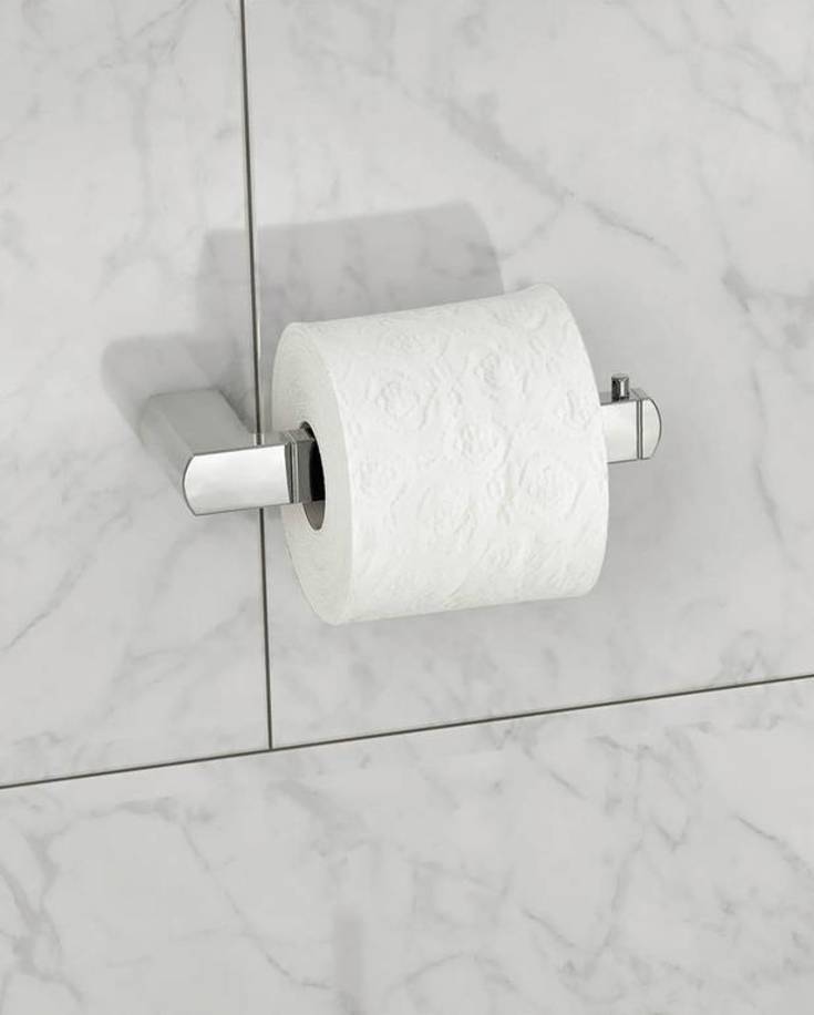 Gustavsberg Square toiletrulleholder, krom