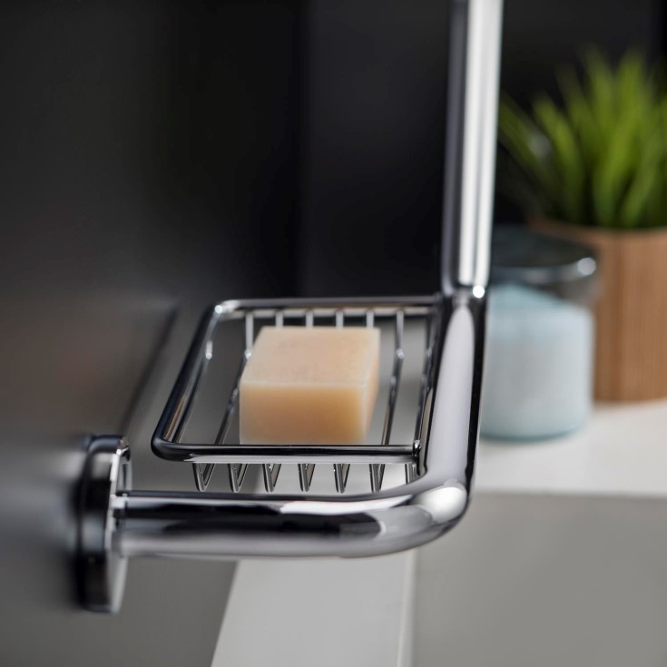 Cosmic Architect støttegreb, 50 cm, 135°, højre, krom