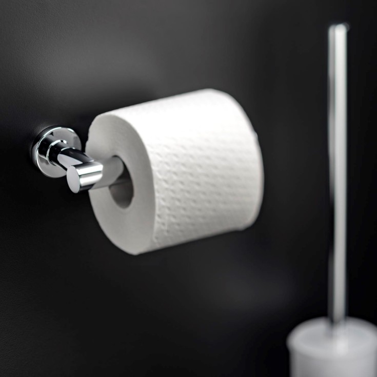 Cosmic Architect toiletrulleholder, krom
