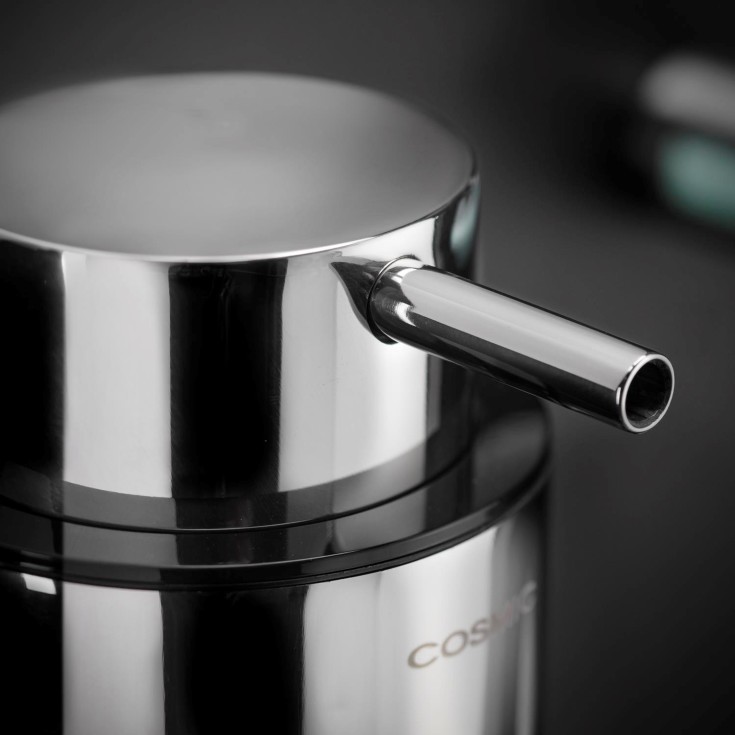 Cosmic Logic såpedispenser, polert rustfritt stål