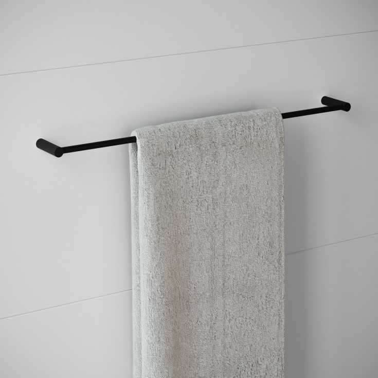 2 stk Cosmic Logic håndklædestang, 59,5 cm, mat sort