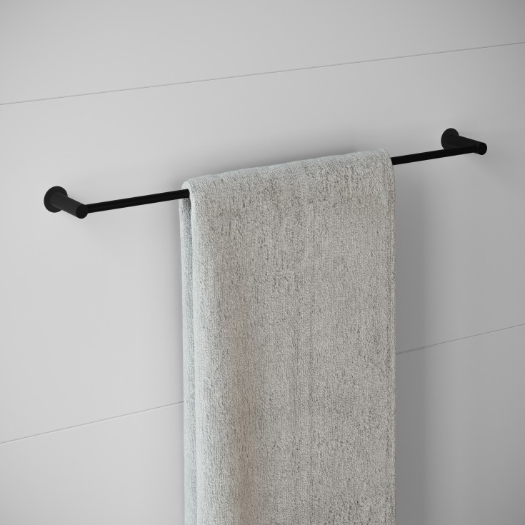 2 stk Cosmic Logic håndklædestang, 59,5 cm, mat sort