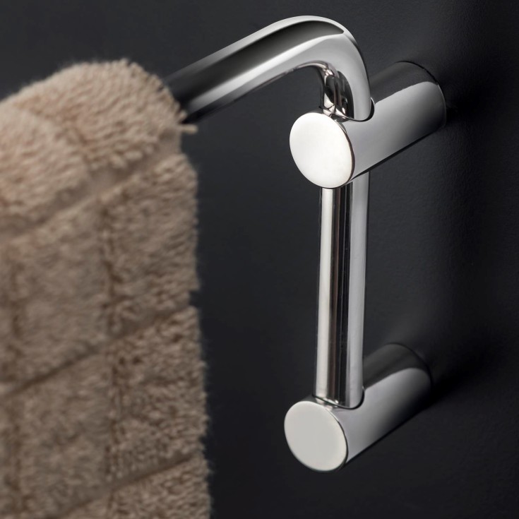 Cosmic Logic håndklædestang, 40 cm, poleret rustfrit stål