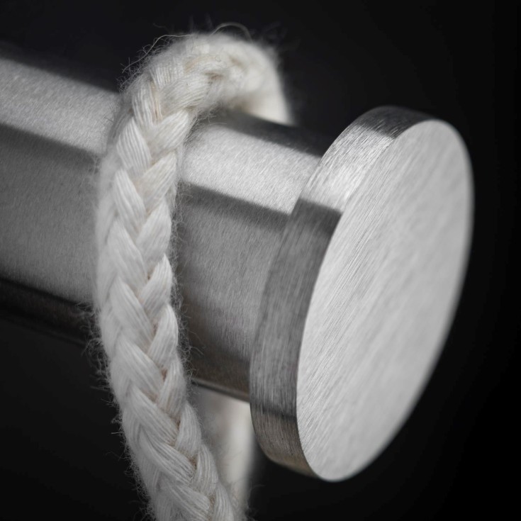 2 stk Cosmic Logic håndklædekrog, børstet rustfrit stål