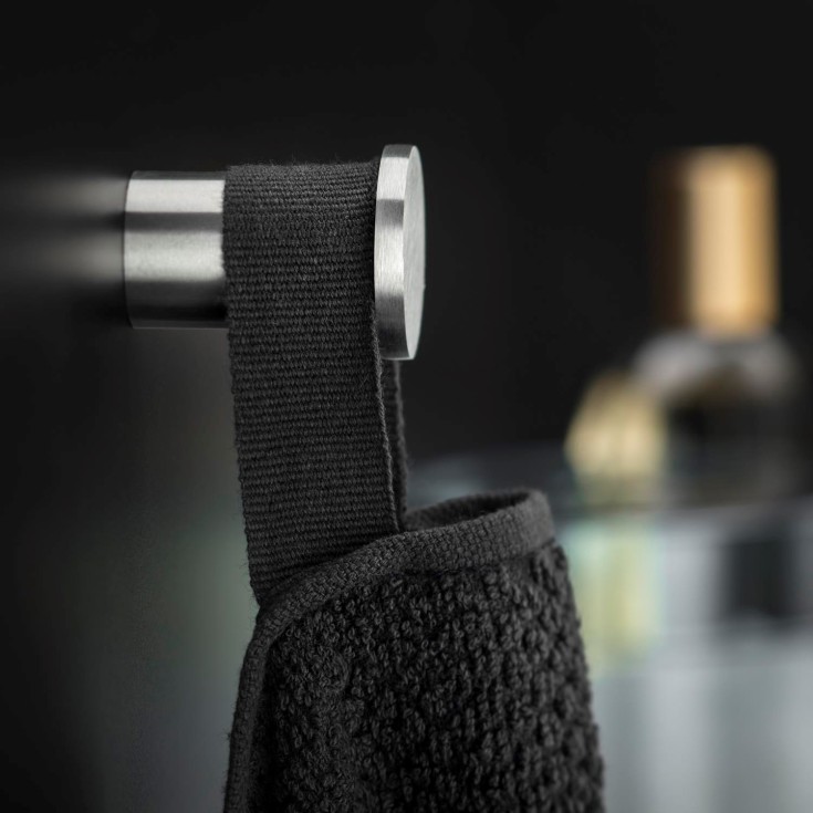 2 stk Cosmic Logic håndklædekrog, børstet rustfrit stål