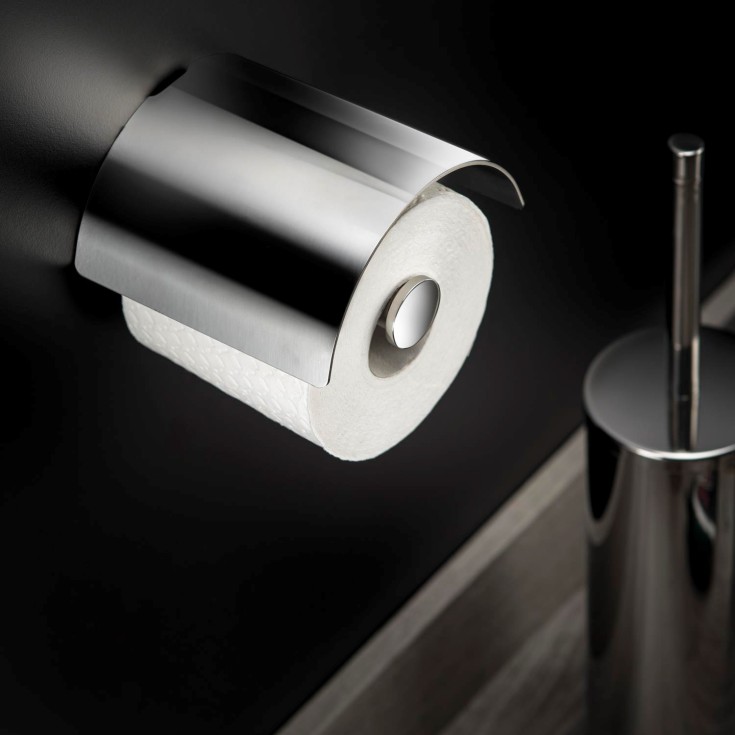 Cosmic Logic toalettpappershÄllare, polerat rostfritt stÄl