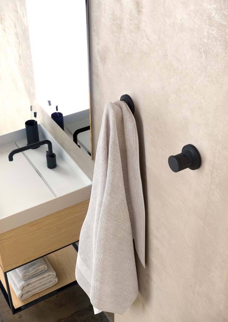 Cosmic Geyser tandkrus, mat sort