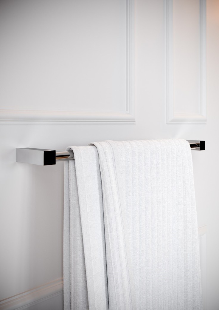 Cosmic Metric håndklestang, 40 cm, krom