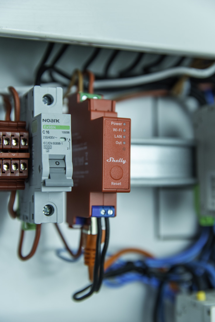 Shelly Pro 1PM WiFI-relé med effektmåling (230VAC)