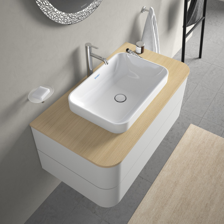 Duravit Happy D.2 håndvask, 60x40 cm, hvid
