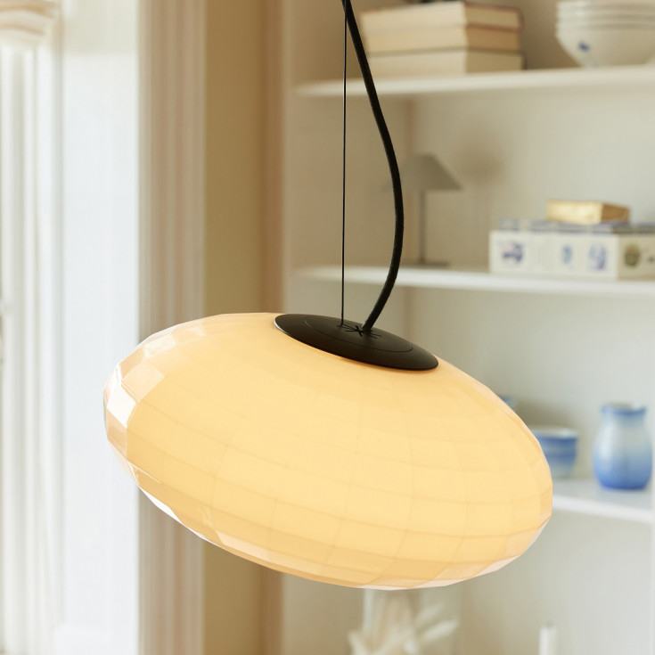 Halo Design Mesh taklampa, opal, Ø28 cm