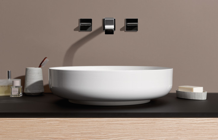 Alape Sondo håndvask, 40x40 cm, hvid