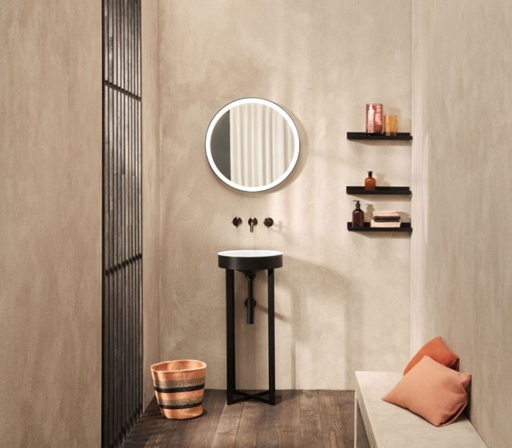 Alape Xcross RX400 håndvask, 39,7x42,7 cm, hvid