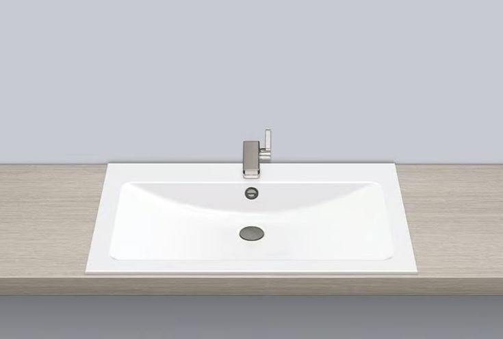 Alape R800 håndvask, 80x50 cm, hvid