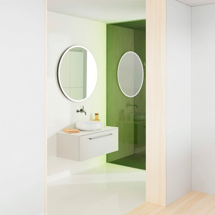 Alape Sondo håndvask, 40x40 cm, hvid