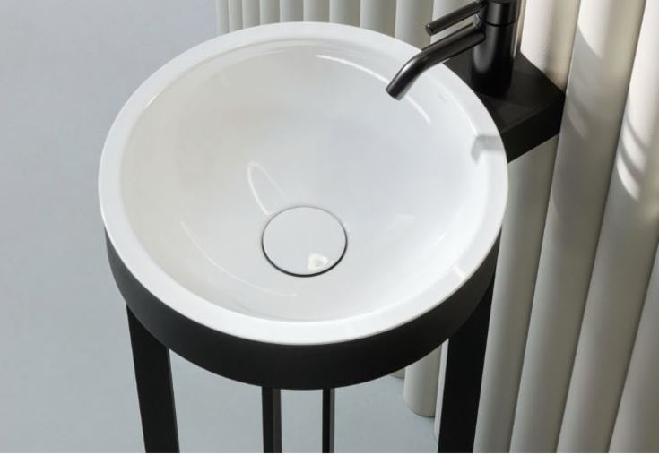 Alape Xcross RX400 håndvask, 39,7x42,7 cm, hvid