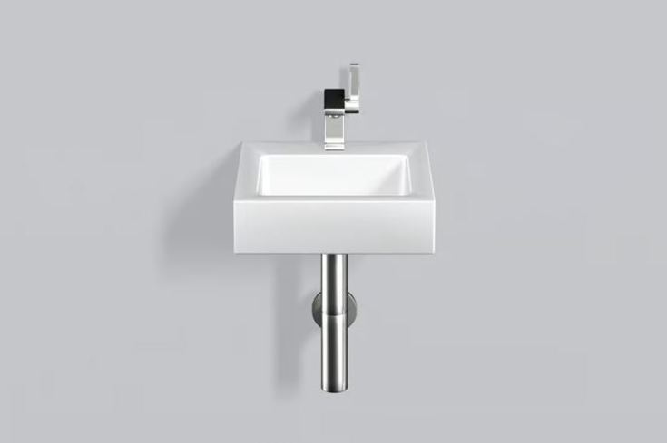 Alape QS325 håndvask, 32,5x38,5 cm, hvid