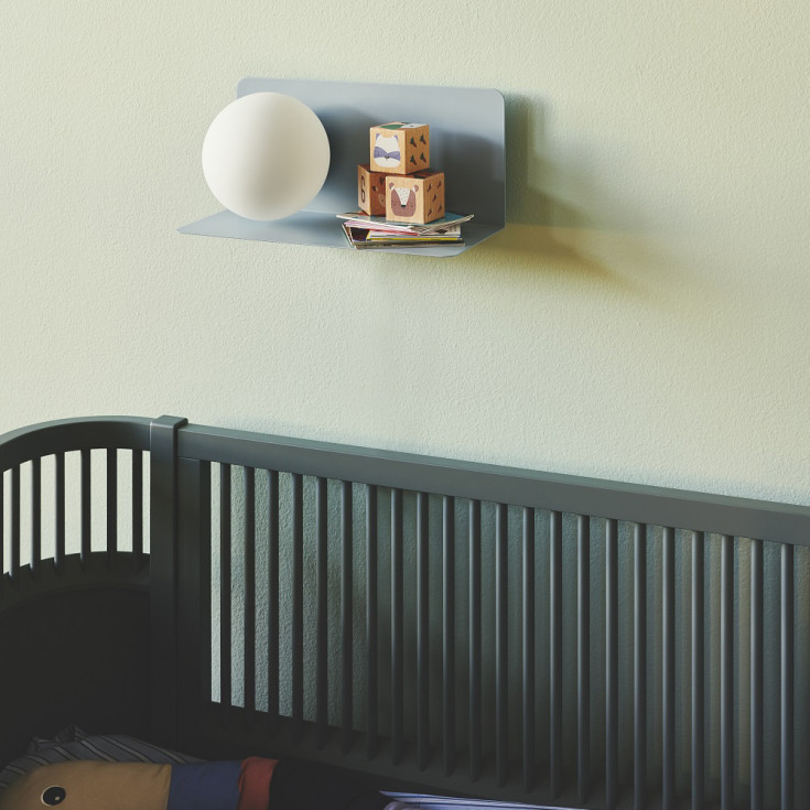 Nordlux Lilibeth vegglampe, lyseblå