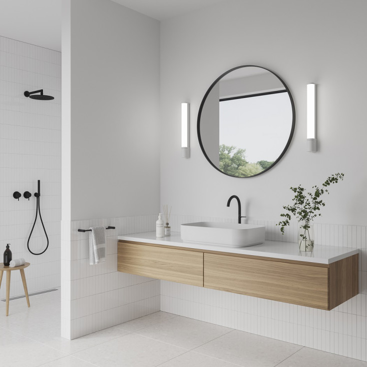 Nordlux Malaika spejllampe, hvid, 49 cm