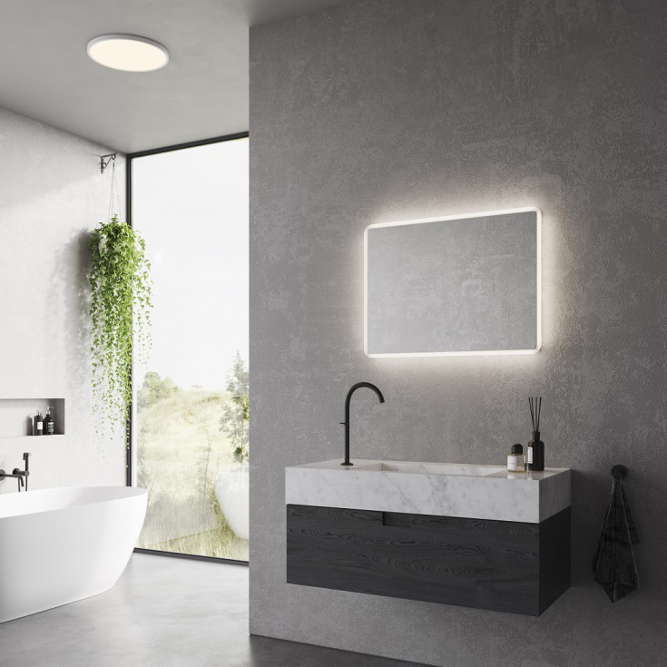 Nordlux Dovina speil med lys, 60x80 cm