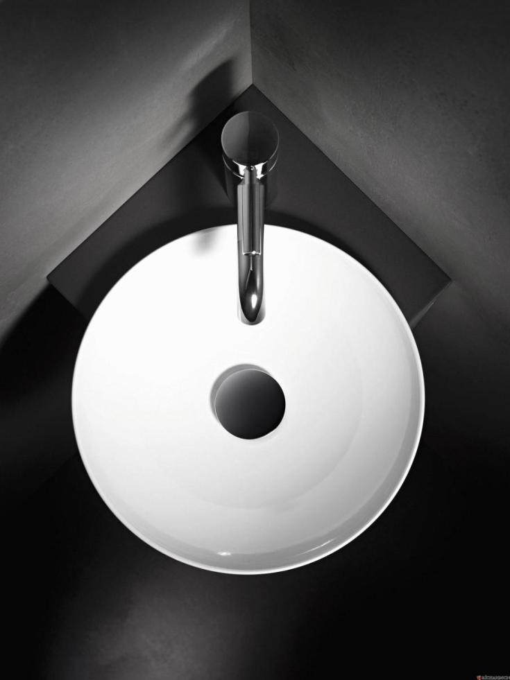 Alape håndvask, Ø30 cm, hvid