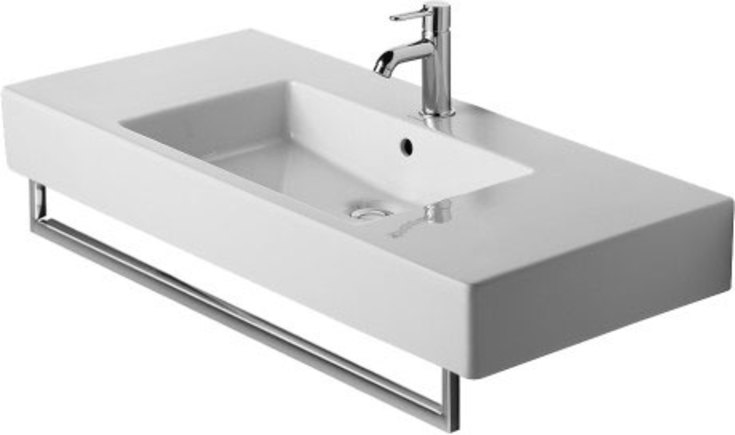 Duravit Vero håndklædeholder til håndvask, 101 cm, krom