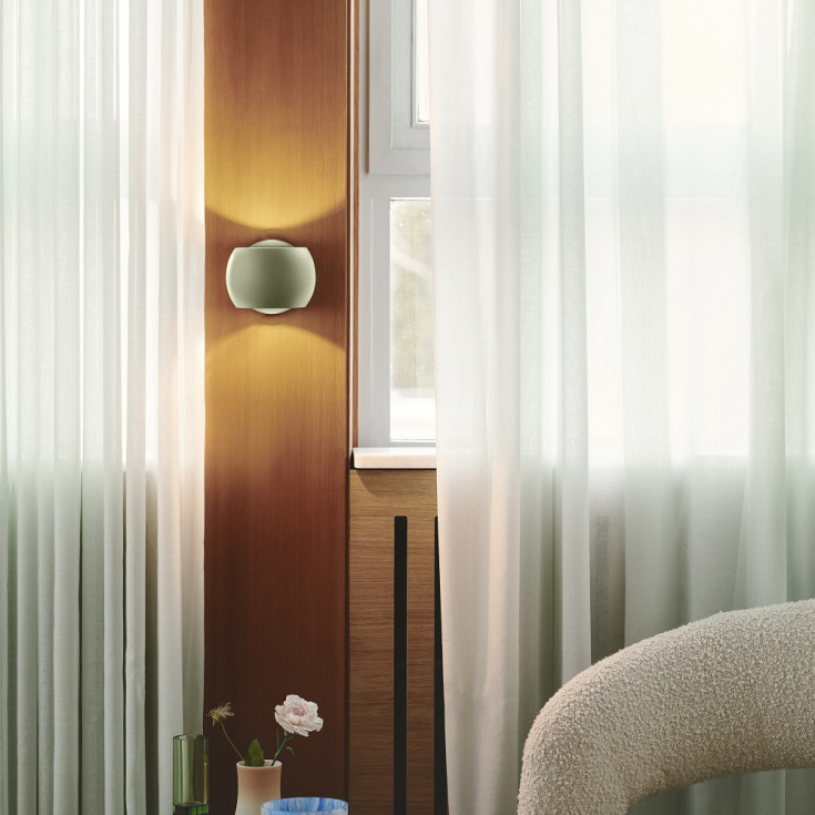 Nordlux Belir vegglampe, lysegrønn