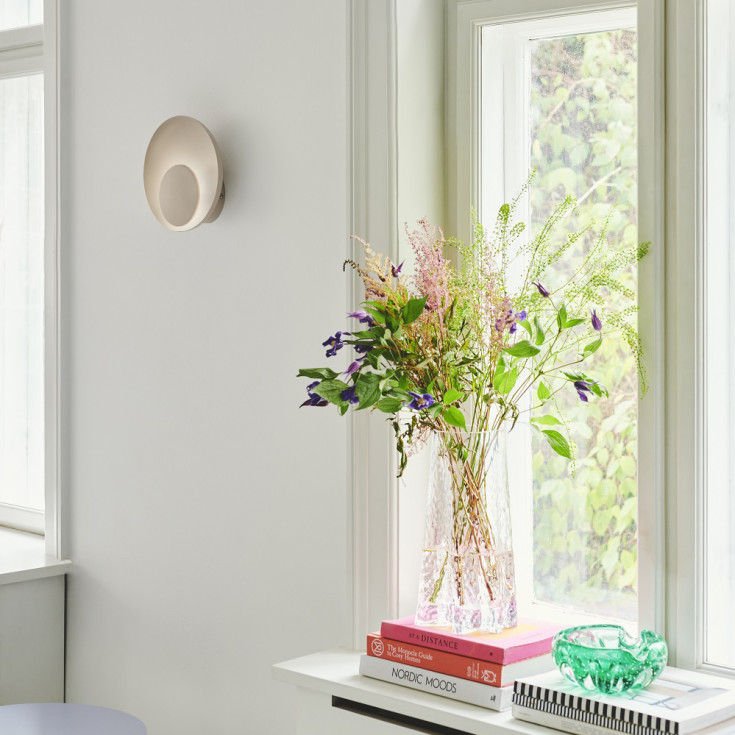 Nordlux Marsi vegglampe, beige