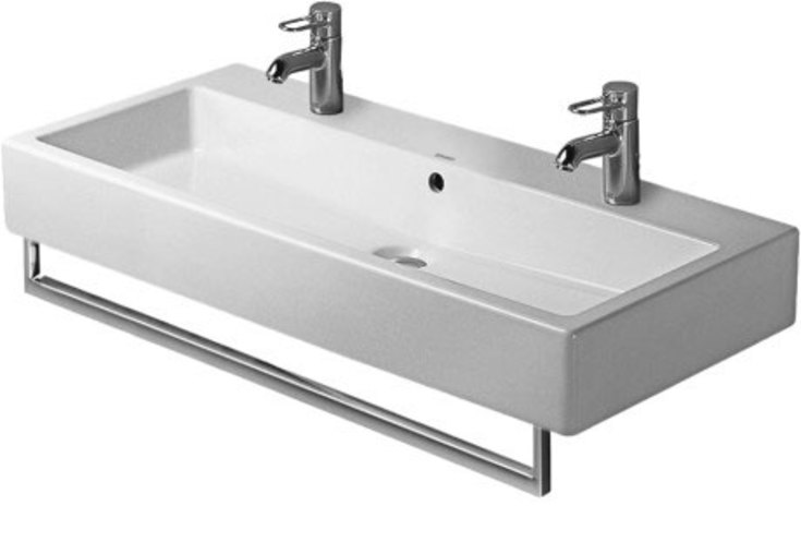 Duravit Vero handduksstång till tvättställ, 95,5 cm, krom