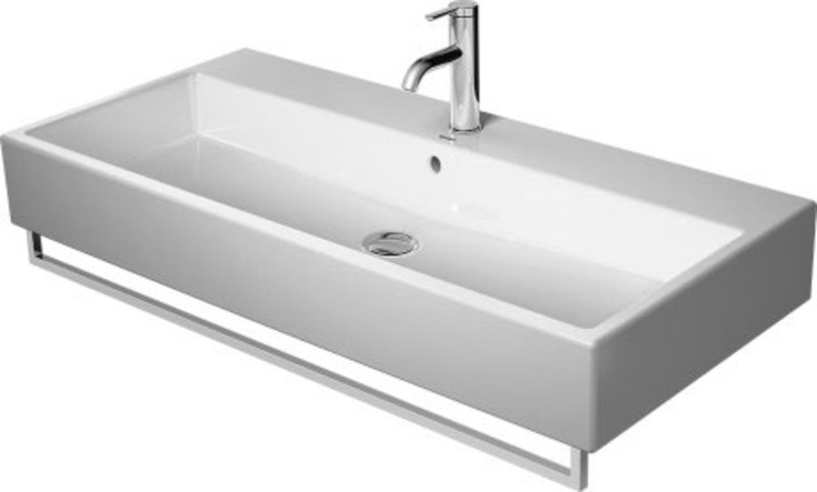 Duravit Vero handduksstång till tvättställ, 95,5 cm, krom